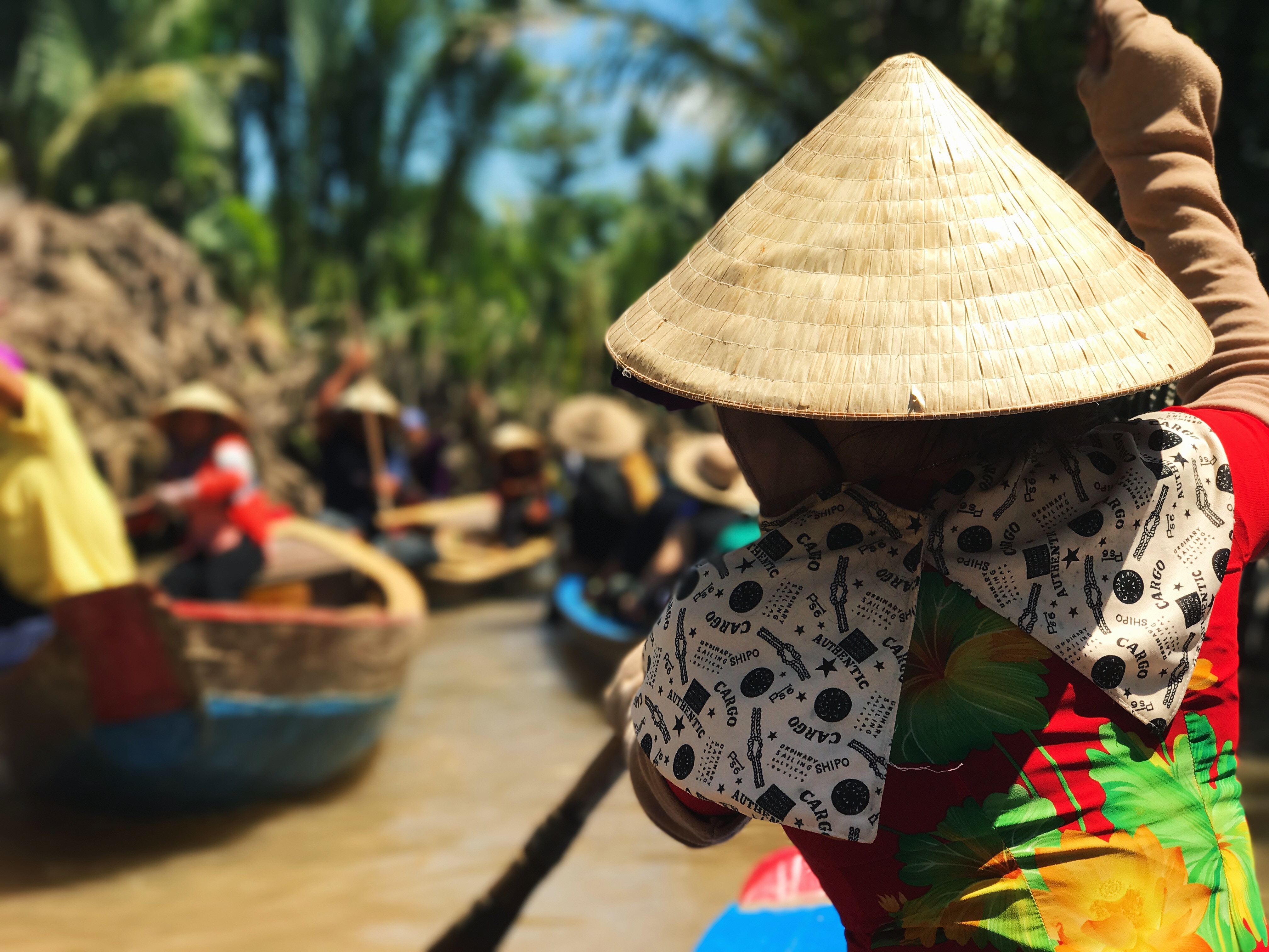 Vietnam and Cambodia over the water